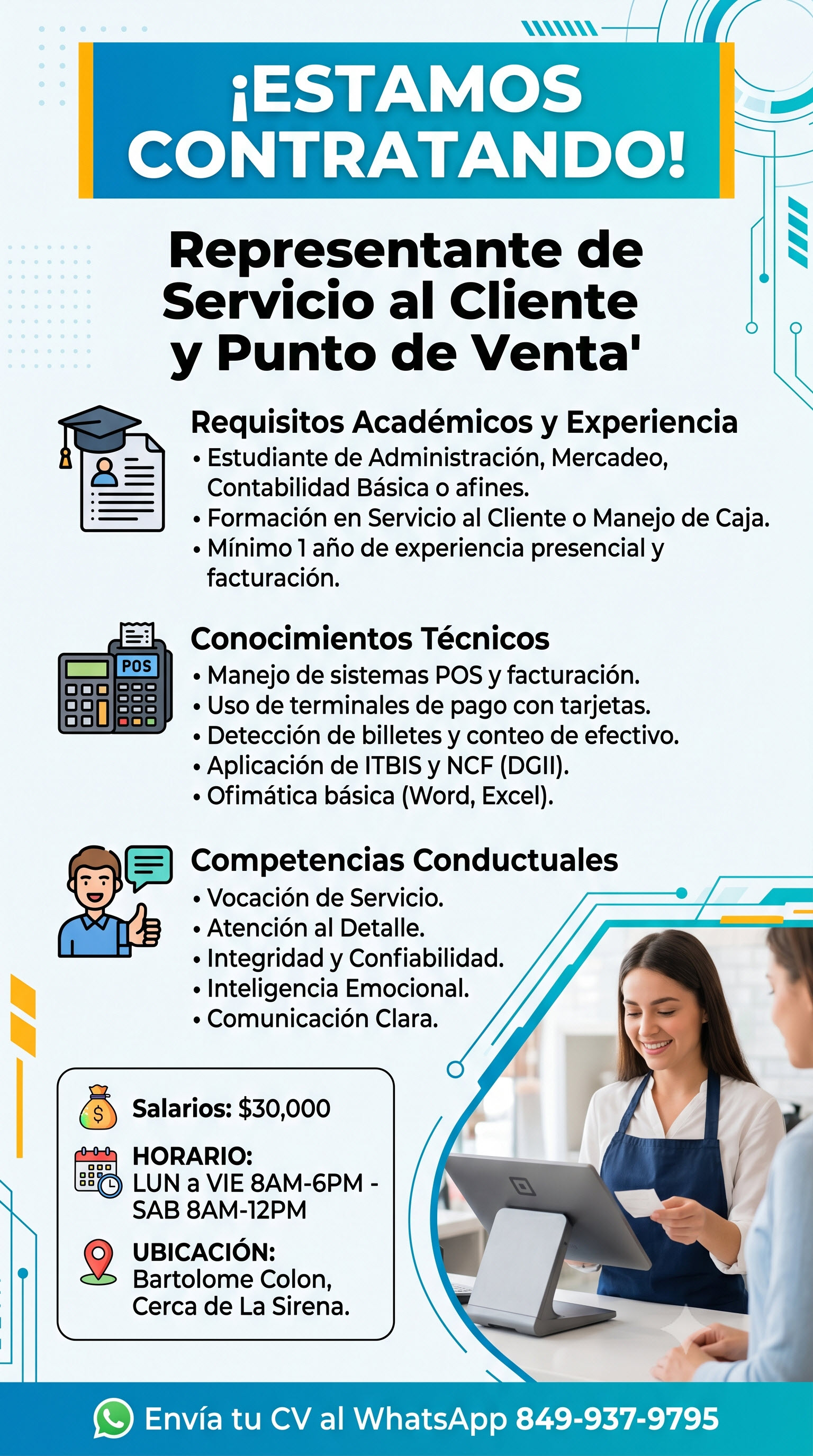 Vacante Disponible